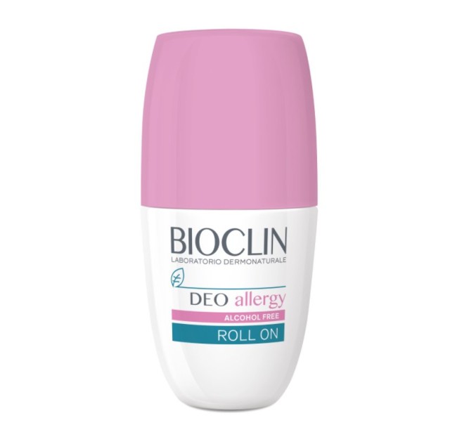 BIOCLIN Deo Allergy Alcohol Free Roll-On, Αποσμητικό για Ευαίσθητες Επιδερμίδες με τάση Αλλεργίας 50ml
