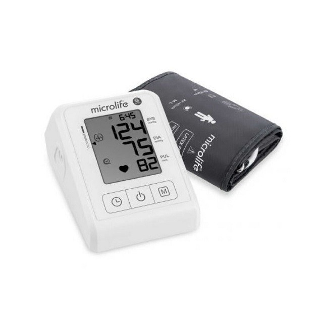 MICROLIFE B1 BP Classic Blood Pressure Monitor Ψηφιακό Πιεσόμετρο Μπράτσου Με Ανίχνευση Αρρυθμίας, 1τμχ