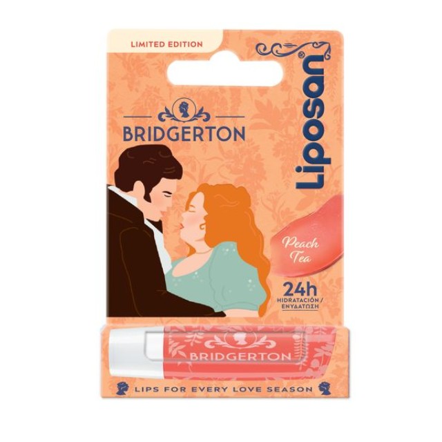 Liposan Limited Edition Bridgerton Ενυδατικό Balm Χειλιών Peach Tea 4.8g