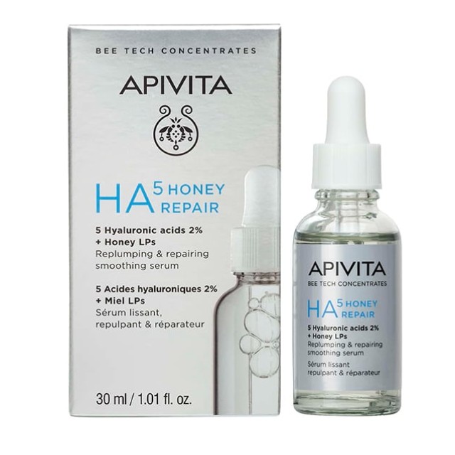 Apivita Bee Tech HA5 Honey Repair Serum Oρός Επανόρθωσης Προσώπου 30ml