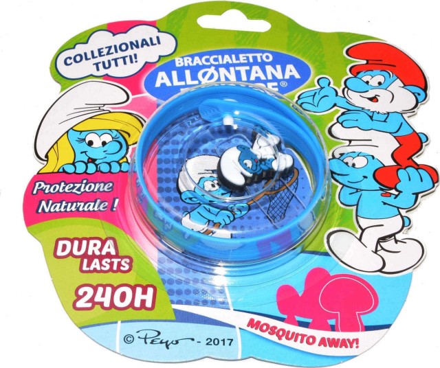 Brand Italia Αντικουνουπικό Παιδικό Βραχιόλι The Smurfs Blue 1τμχ