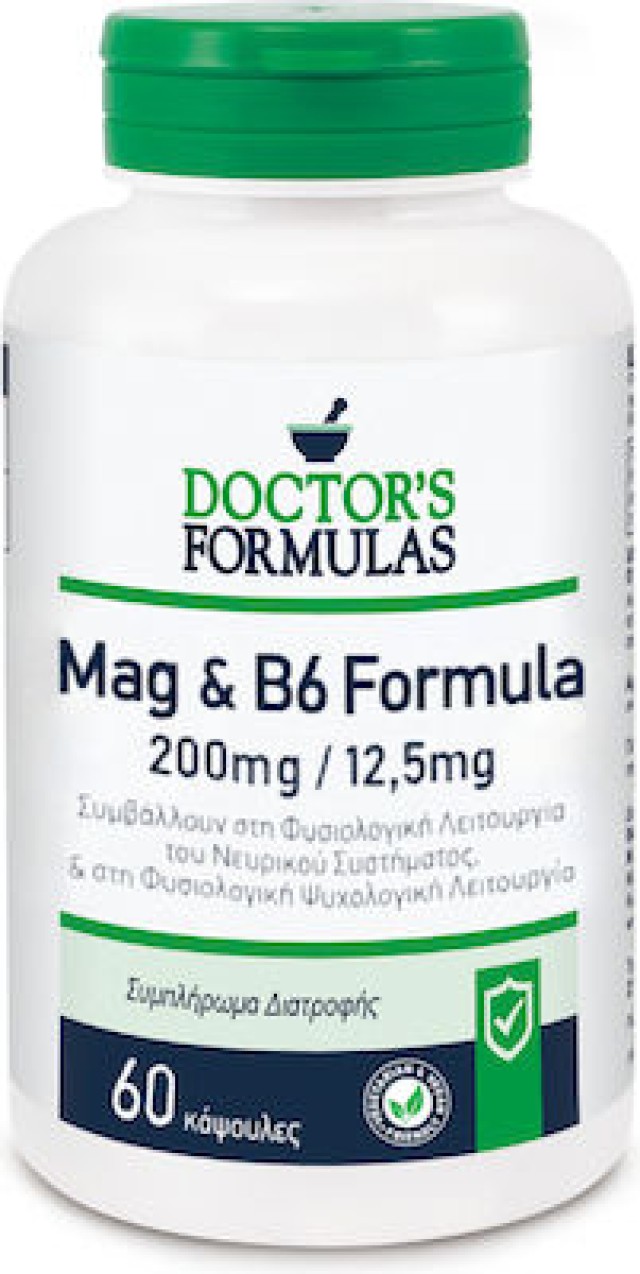 DOCTORS FORMULAS  Mag & B6 Formula 60 κάψουλες