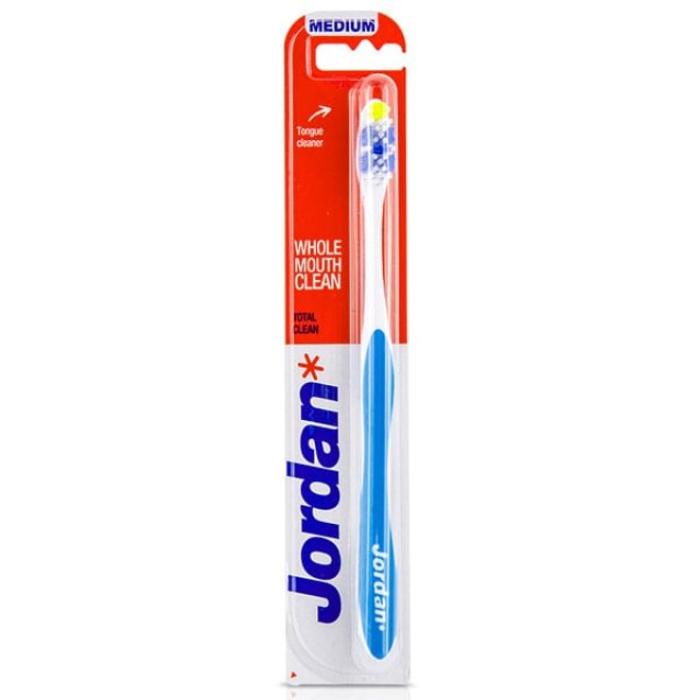 Jordan Οδοντόβουρτσα Total Clean Medium,1 τεμάχιο
