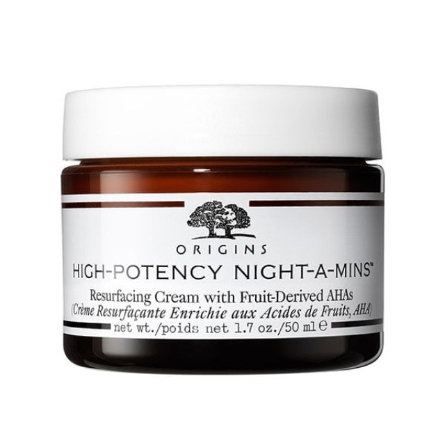 Origins High-Potency Night-A-Mins Resurfacing Cream With Fruit-Derived Aha’S Πλούσια Κρέμα Νύχτας Αναδόμησης & Αποτοξίνωσης, 50ml