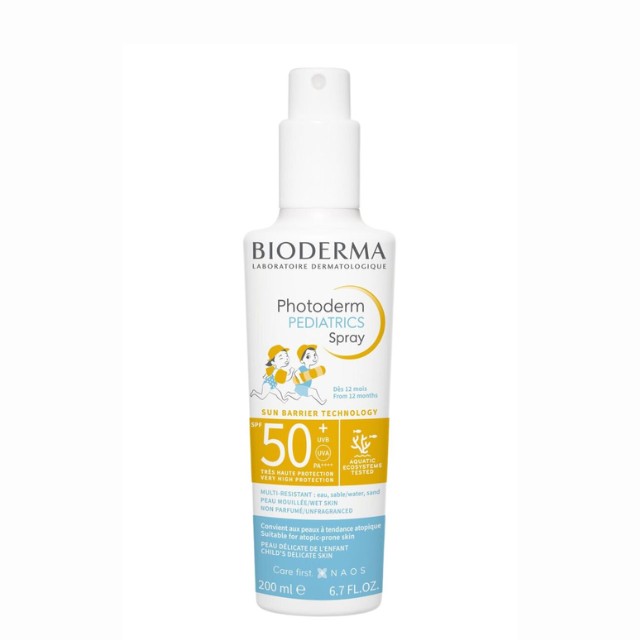 Bioderma Photoderm Pediatrics Spray SPF50+ Παιδικό Αντηλιακό Προσώπου & Σώματος 200ml