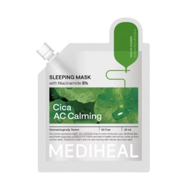 Mediheal Cica AC Calming Sleeping Mask Καταπραϋντική Μάσκα Νυκτός 20ml