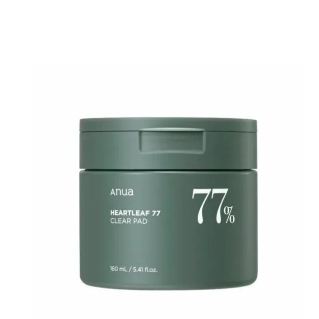 Anua Heartleaf 77% Clear Pad Απολεπιστικά Ενυδατικά δισκία 160ml