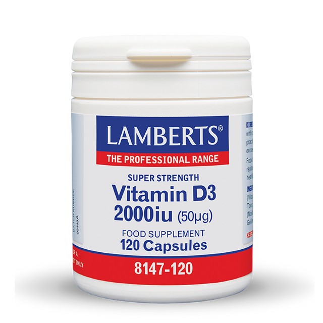 Lamberts Vitamin D3 2000iu 120 Ταμπλέτες 8147-120