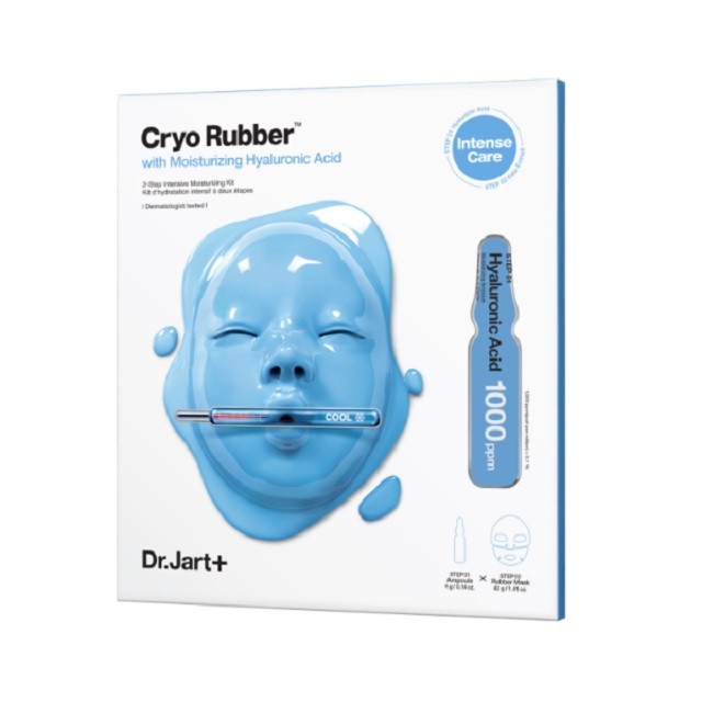 Dr.Jart+ Cryo Rubber Mask With Moisturising Hyaluronic Acid Μάσκα Προσώπου Για Αίσθηση Δροσιάς, 4gr+40gr