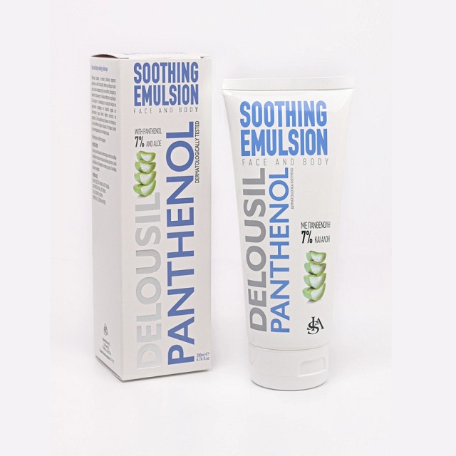 SJA Delousil Panthenol Soothing Emulsion Ενυδατικό Γαλάκτωμα Σώματος με Πανθενόλη 200ml