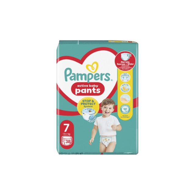 Pampers Pants Jumbo Pack Πάνες Βρακάκι No7 15+ kg 38τμχ