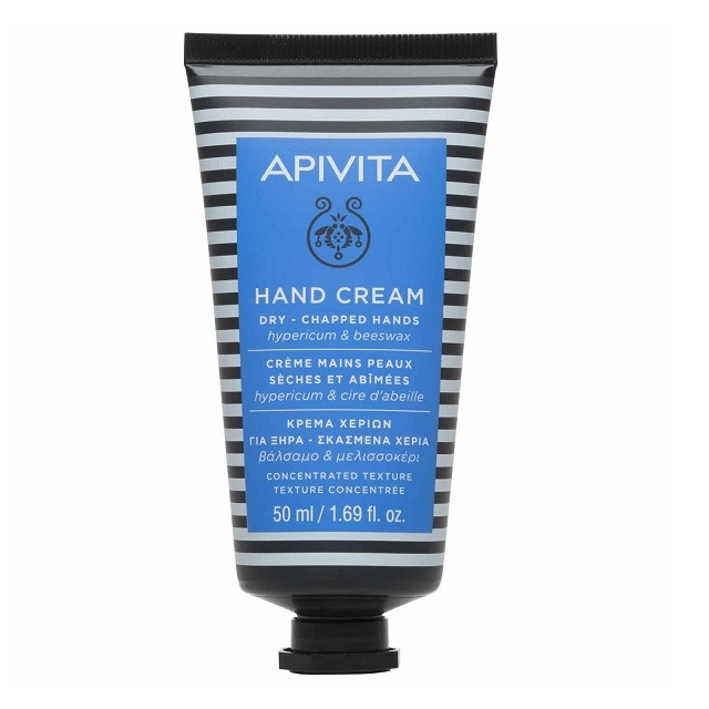 Apivita Hand Cream For Dry-Chapped Hands Κρέμα Για Ξηρά Σκασμένα Χέρια Με Βάλσαμο & Βιολογικό Κερί, 50ml