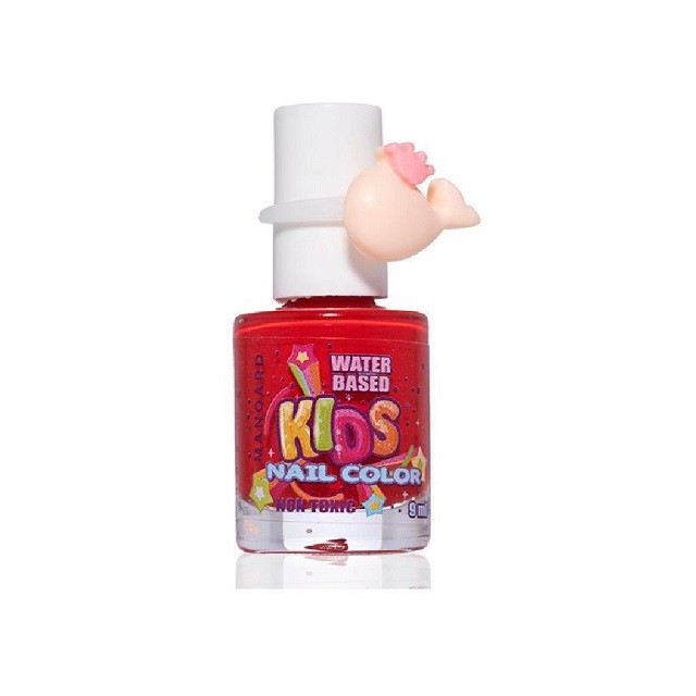 Monoard Water Based Kids Nail Color Κόκκινο, 9ml