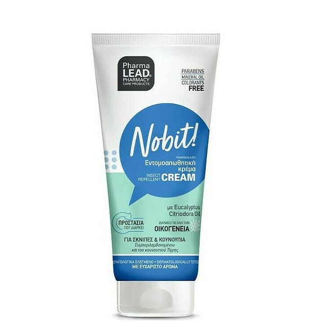 PharmaLead Nobit Insect Repellent Cream Εντομοαπωθητική Κρέμα Για Σκνίπες & Κουνούπια Για Όλη Την Οικογένεια, 100ml