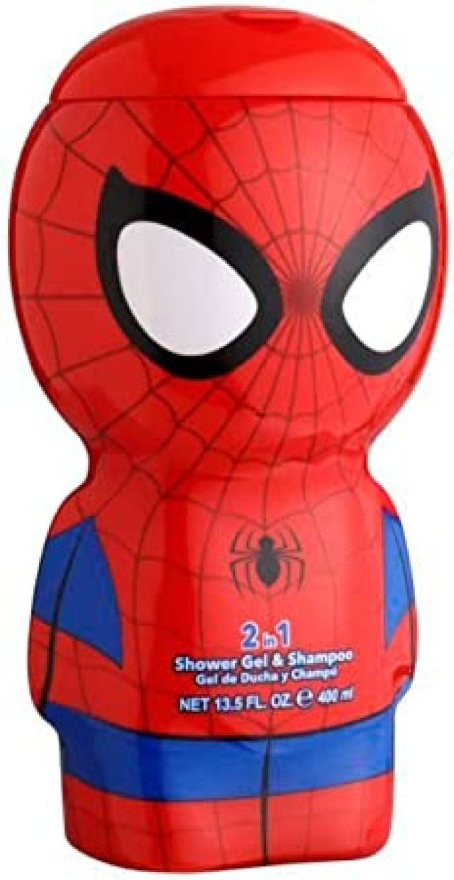 AIR-VAL Spiderman America 2in1 Παιδικό Αφρόλουτρο & Σαμπουάν 2D, 400ml