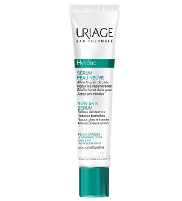 Uriage Hyseac New Skin Serumm, Ορός Προσώπου κατά των Ατελειών, Ιδανικό για Δέρμα με Τάση για Ακμή, 40ml
