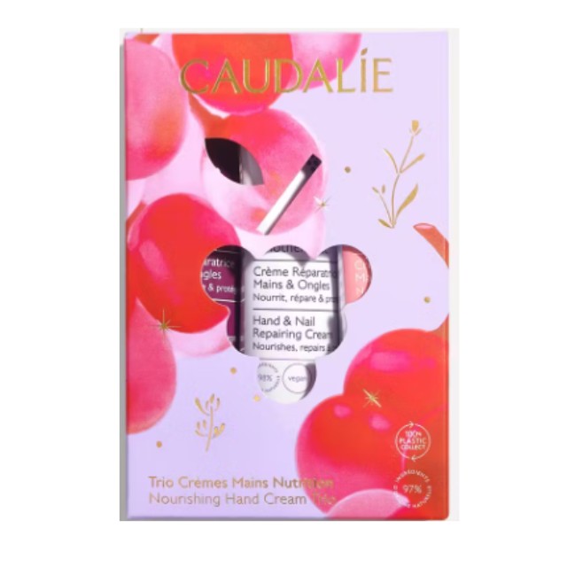 Caudalie Πακέτο Nourishing Hand Trio Κρέμες Χεριών σε 3 Διαφορετικά Αρώματα 3x30ml