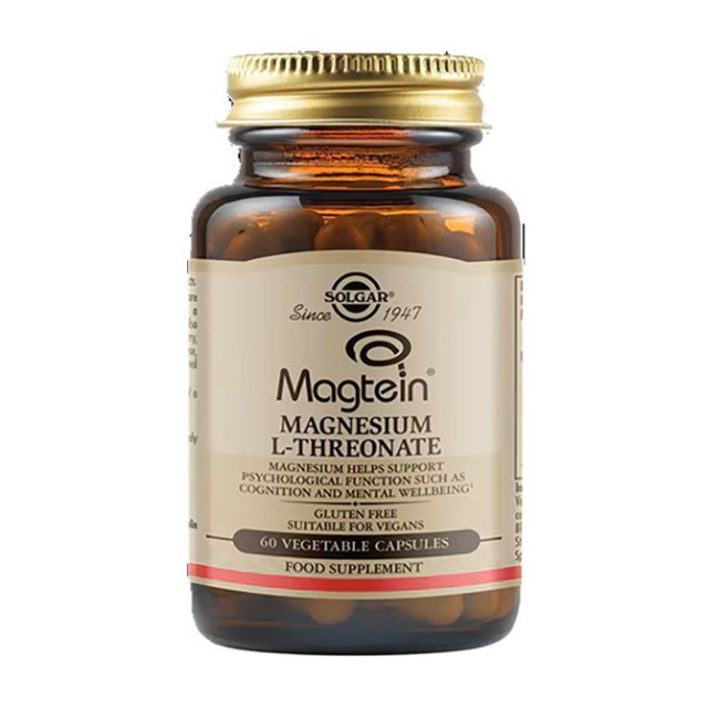Solgar Magtein Magnesium L-Threonate 60 Κάψουλες
