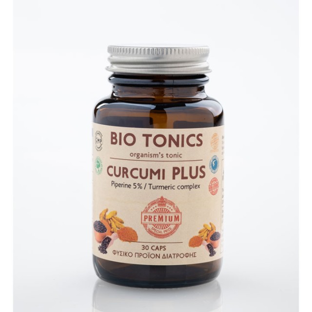 Bio Tonics Vitamin Curcumi Plus Φυσικό Προϊόν Διατροφής, 30caps