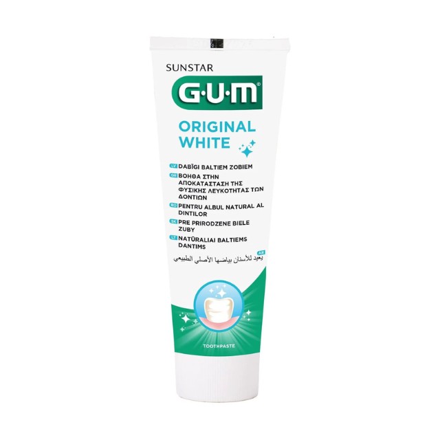 Gum Original White Toothpaste Οδοντόκρεμα για Λευκά Δόντια 75ml