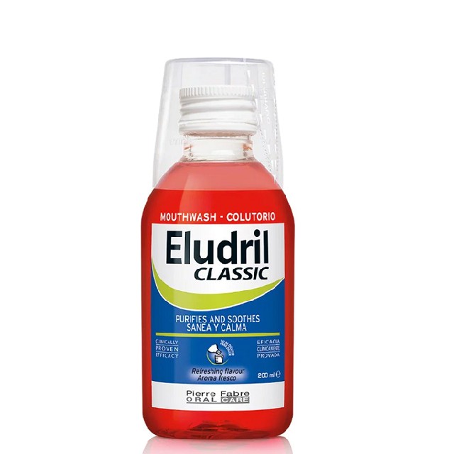 ELUDRIL Classic Στοματικό Διάλυμα Κατά Της Ουλίτιδας & Κατά Της Πλάκας, 200ml
