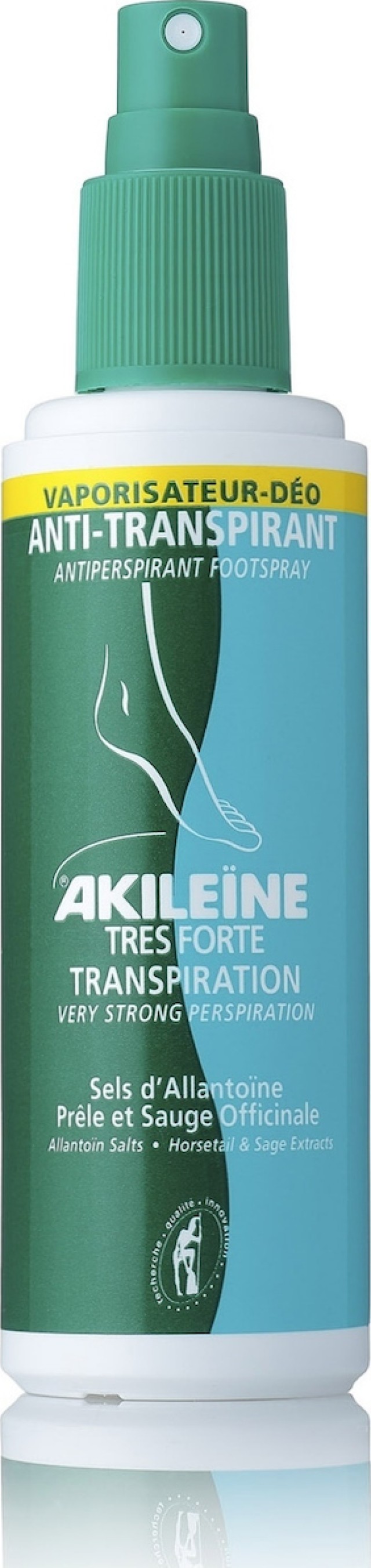 VICAN Akileine Antiperspirant Footspray Αντιιδρωτικό Σπρέι Ποδιών 100ml. Δροσίζει, απολυμαίνει και εκμηδενίζει την υγρασία και την κακοσμία των ποδιών.