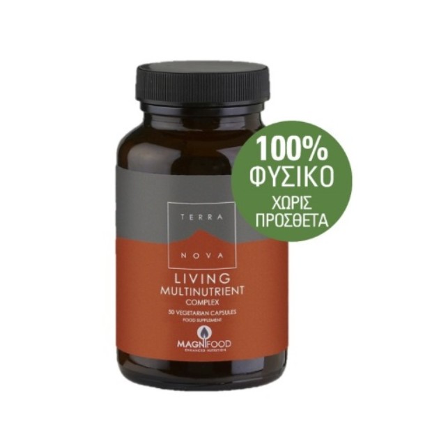 Bionat TerraΝova Living Multinutrient Complex Πλούσια Πολυβιταμίνη 50 Κάψουλες