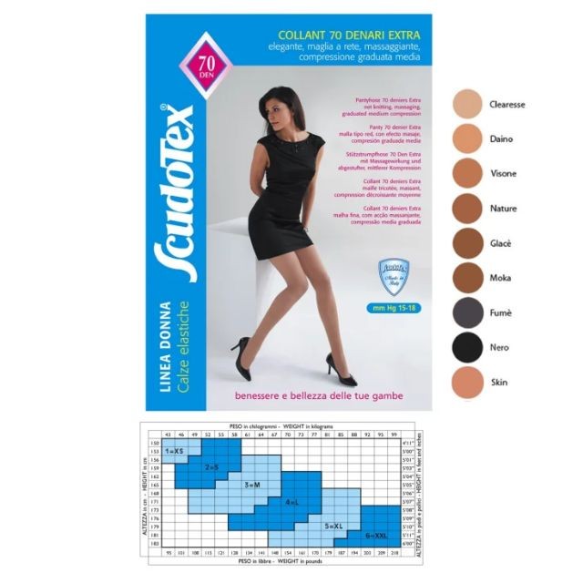 Scudotex Καλσόν 70DEN Extra Moka No.3