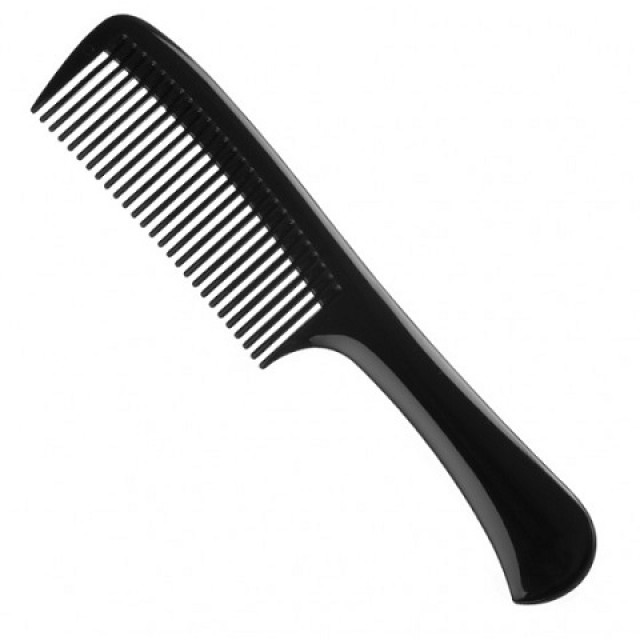 Χτένα Μαύρη με Χερούλι Barbers, 1 τμχ