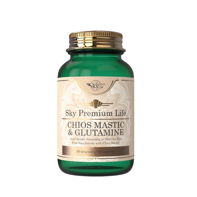 Sky Premium Life Chios Mastic & Glutamine 60 κάψουλες