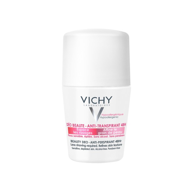 Vichy Deodorant Ideal Finish Roll-on 48H, Αποσμητικό 48ωρης Προστασίας, 50ml