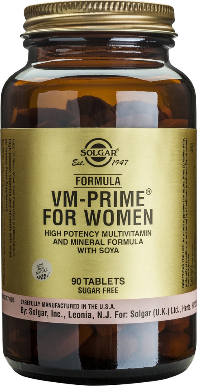 Solgar Formula VM-Prime For Women 90 ταμπλέτες