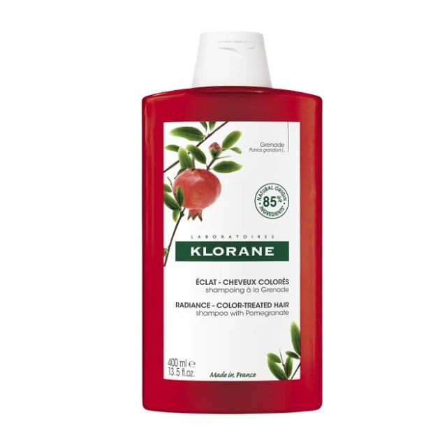 KLORANE Pomegranate Shampoo, Σαμπουάν με Εκχύλισμα Ροδιού για Βαμμένα Μαλλιά 400ml