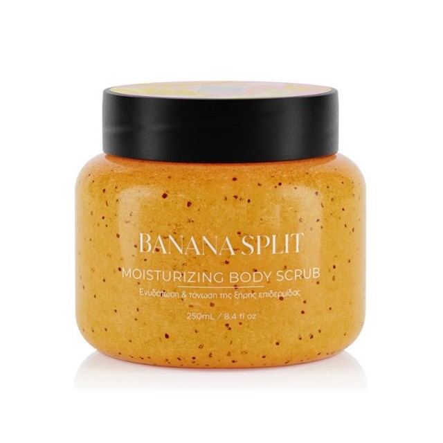 Lavish Care Moisturizing Body Scrub Banana Split Απολεπιστικό Σώματος Για Ενυδάτωση & Τόνωση, 250ml