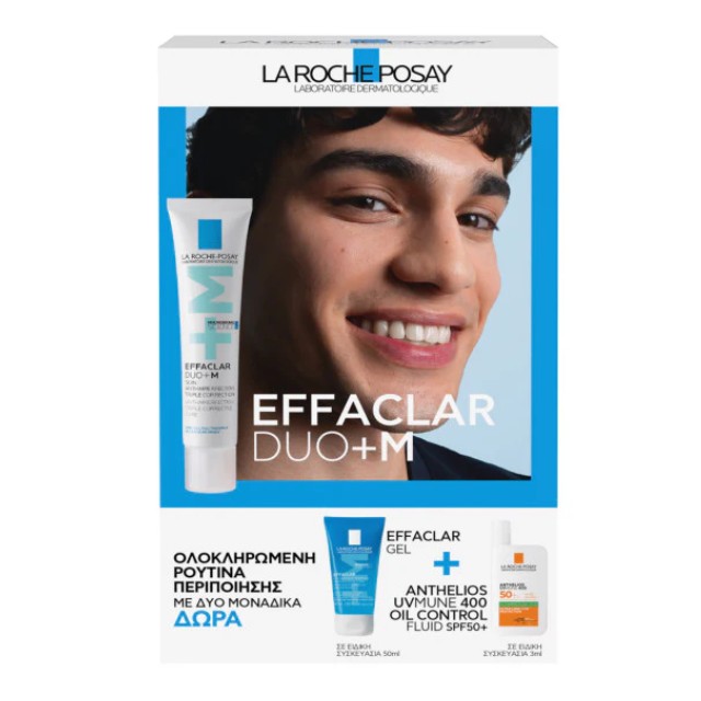 La Roche Posay Πακέτο Effaclar DUO+M 40ml & Δώρο Effaclar Gel 50ml & Anthelios SPF50+ 3ml