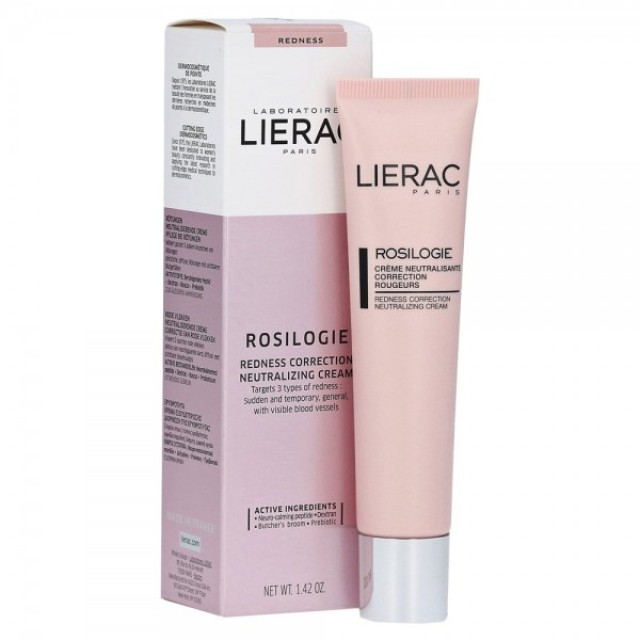 Lierac Rosilogie Redness Correction Neutralizing Cream, Κρέμα Για Την Διόρθωση Της Ερυθρότητας, 40ml