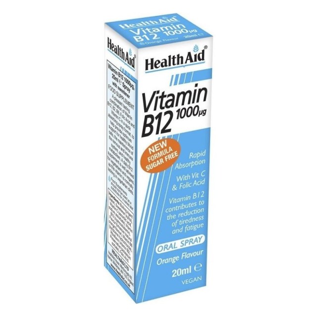 HEALTH AID Vitamin B12 1000mg Spray 20ml