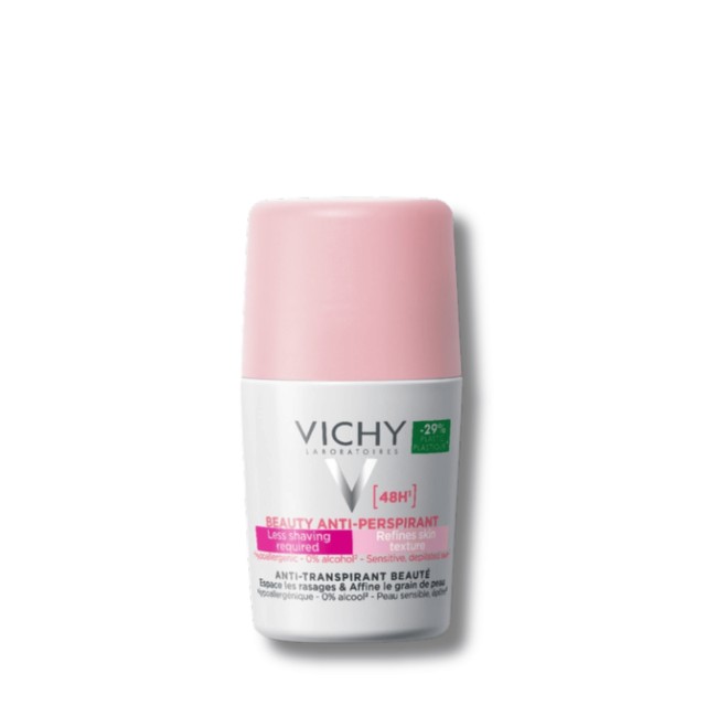 Vichy Deodorant Ideal Finish Roll-on 48H, Αποσμητικό 48ωρης Προστασίας, 50ml
