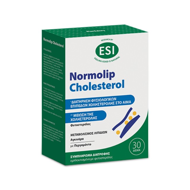 Esi Normolip Cholesterol Συμπλήρωμα Διατροφής για την Χοληστερόλη 30 Ταμπλέτες