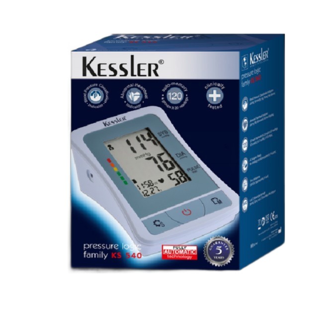 KESSLER Pressure Logic Family KS 540 Ψηφιακό Πιεσόμετρο Μπράτσου, 1τμχ