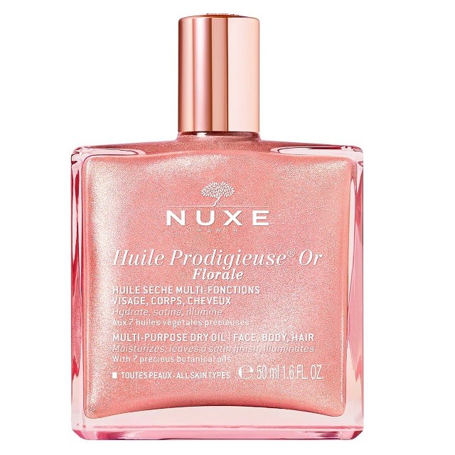 Nuxe Huile Prodigieuse Or Florale Ξηρό Λάδι Με Λάμψη Για Πρόσωπο Σώμα & Μαλλιά 50ml
