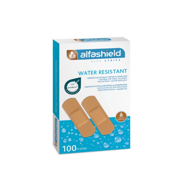 Alfashield Water Resistant Αδιάβροχα Strips 100τμχ