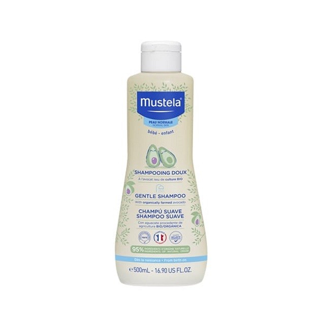 Mustela Gentle Shampoo, Βρεφικό-Παιδικό Απαλό Σαμπουάν, 500ml