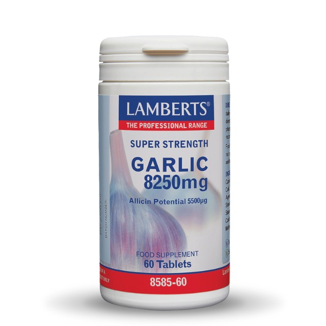 Lamberts Garlic 8250mg  60 Κάψουλες 8585-60