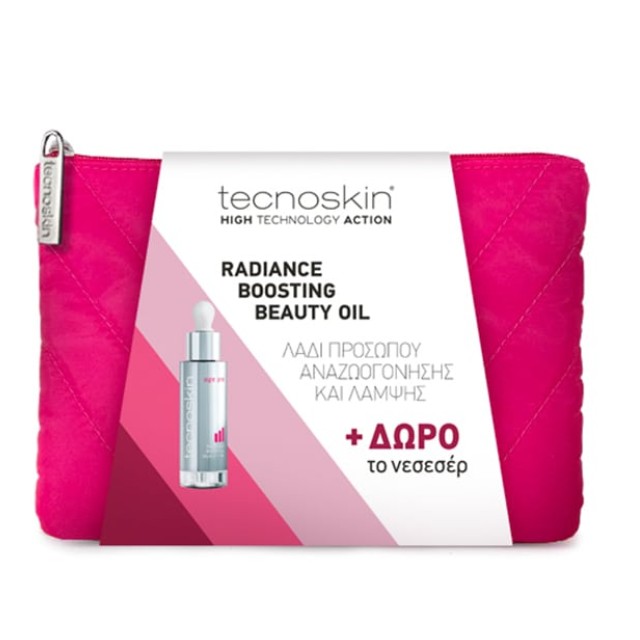 Tecnoskin Age Pro Πακέτο Radiance Boosting Beauty Oil Λάδι Προσώπου 30ml & Δώρο Νεσεσέρ