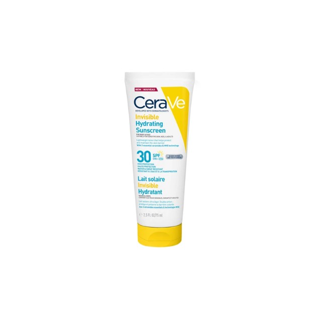 CeraVe Invisible Hydrating Sunscreen SPF30 Αντηλιακό για Πρόσωπο & Σώμα 75ml