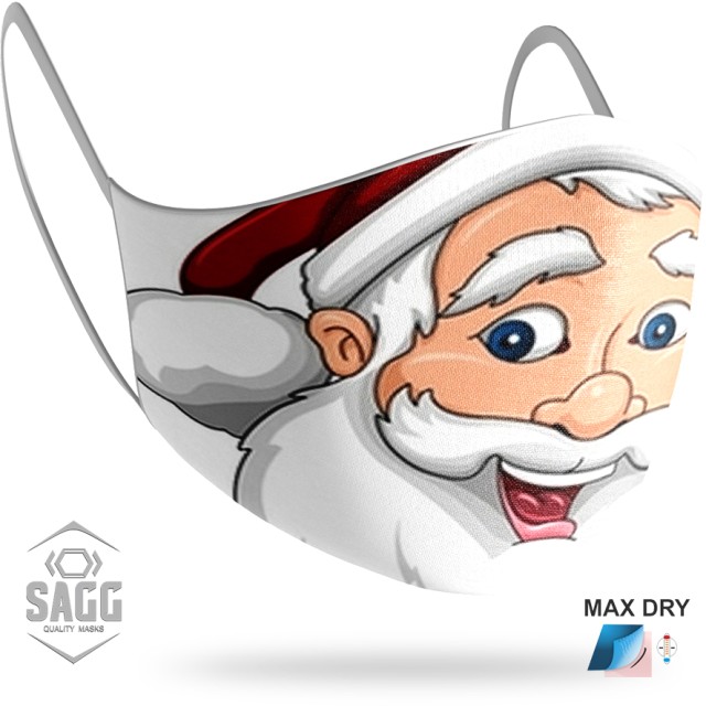 Unisex Μάσκα Προστασίας Santa Claus 4, SAGG