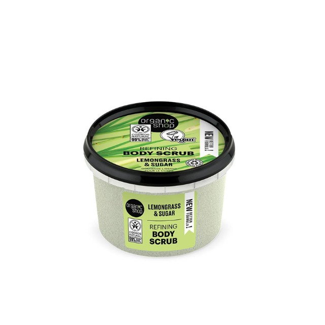 Natura Siberica Organic Shop Refining Body Scrub Lemongrass & Sugar 250ml