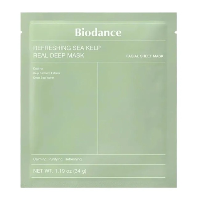 Biodance Refreshing Sea Kelp Sheet Mask Μάσκα Προσώπου 34gr