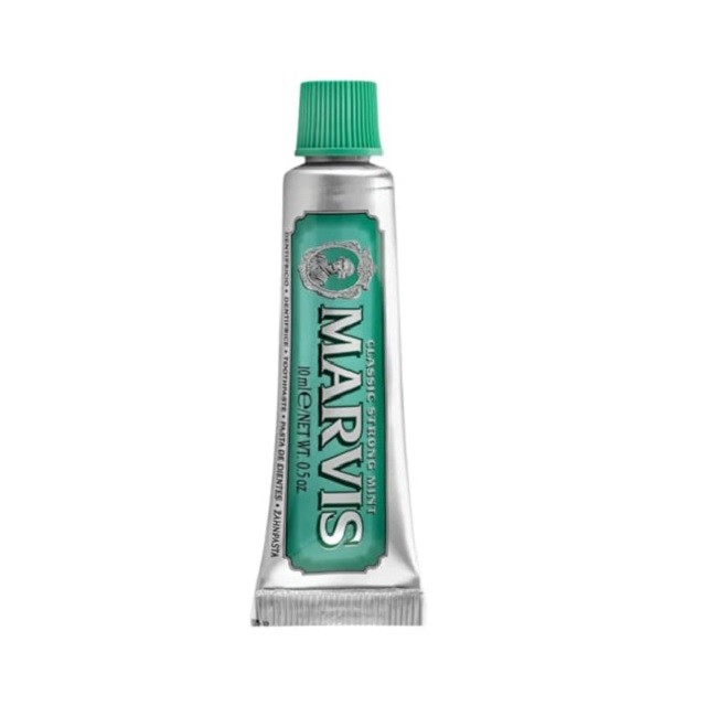 Marvis Classic Strong Mint Mini Toothpast Οδοντόκρεμα Με Γεύση Μέντας, 10ml